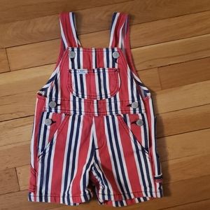 Vintage Lee Striped Overalls